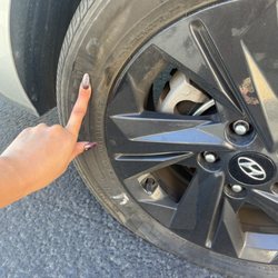 SPS Tire & Wheels - Popped tire from hitting curb