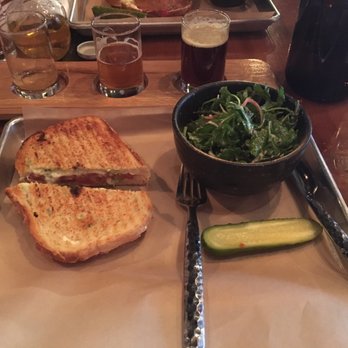 Miners Saloon - Roasted peppers and avocado panini with greens and lentils salad, yum! - Cocktail Bars Near Me - Golden, Colorado Miners Saloon - Roasted peppers and avocado panini with greens and lentils salad, yum! - Cocktail Bars Near Me - Golden, Colorado