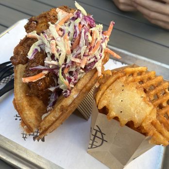 Bruxie - The Original with a side of Fries - Chicken Shop Near Me - Santa Barbara, California