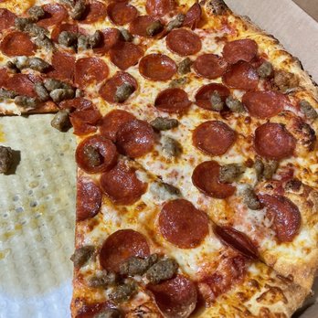 Society Pie - Pep and sausage 28$ - Pizza Near Me - Hillsboro, Oregon