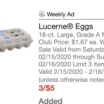 Safeway - 2/15-16/20 18 count eggs 3/$5 LIMIT 3 - Grocery Near Me - Honolulu, Hawaii