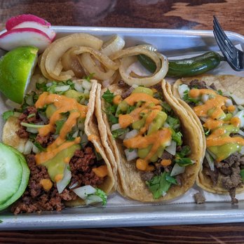 Mix Tacos - Tacos! Two steak one sausage - Mexican Near Me - Moncks Corner, South Carolina Mix Tacos - Tacos! Two steak one sausage - Mexican Near Me - Moncks Corner, South Carolina