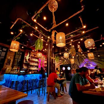 Pikio Taco - Inside of restaurant. How cool is this place?! Evening, dinner setting. - Mexican Near Me - Miami Beach, Florida Pikio Taco - Inside of restaurant. How cool is this place?! Evening, dinner setting. - Mexican Near Me - Miami Beach, Florida