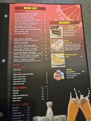Menu photo 1 Suki Fusion Pineville, NC