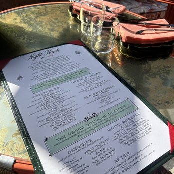 Night Hawk - Menu - Greek Near Me - Coronado, California