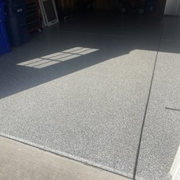 Great garage floor. Great garage floor.