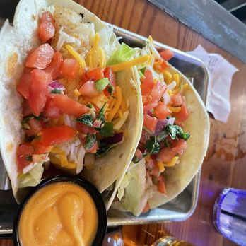The Tipsy Oak - Grilled fish tacos flour tortillas - Gastropubs Near Me - Arlington, Texas