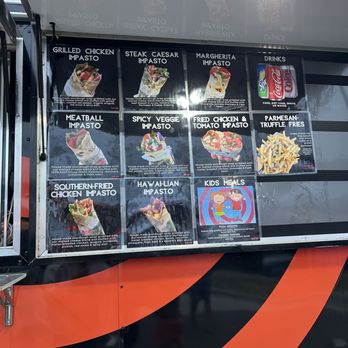 Impasto - Italian Inspired Wraps - menu - Food Trucks Near Me Impasto - Italian Inspired Wraps - menu - Food Trucks Near Me