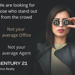 Century 21 Amos Realty - We are looking for people who stand out from the crowd, Not Your average agent, Not your average office