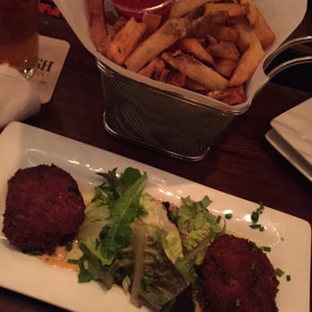 The Publick House - Crab cakes and fries - Pubs Near Me - Brookline, Massachusetts