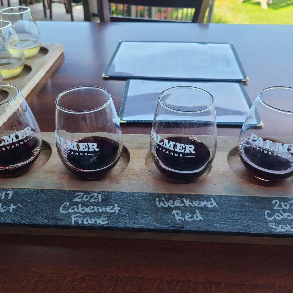 Palmer Vineyards - Red flight - Wineries Near Me - Aquebogue, New York Palmer Vineyards - Red flight - Wineries Near Me - Aquebogue, New York