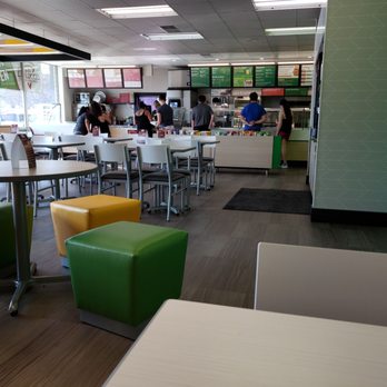 Subway - the interior of a fast food restaurant - Fast Food Near Me - Russellville, Arkansas