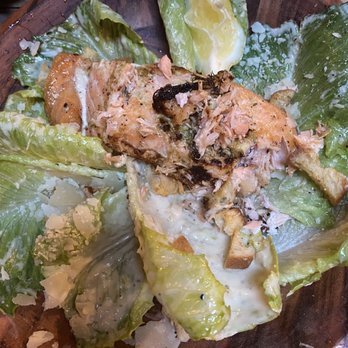 Rio Nido Lodge - Salmon Caesar with mangled filet on top. - Hotels Near Me - Guerneville, California Rio Nido Lodge - Salmon Caesar with mangled filet on top. - Hotels Near Me - Guerneville, California