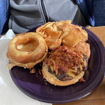 Village Wayside - Depot burger with chips - Bars Near Me - Asheville, North Carolina Village Wayside - Depot burger with chips - Bars Near Me - Asheville, North Carolina
