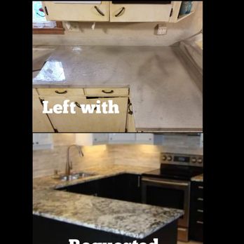 Luxury Resurfacing - Bottom picture what we requested. Top is what we were left with. - Refinishing Services Near Me - Tecumseh, Missouri Luxury Resurfacing - Bottom picture what we requested. Top is what we were left with. - Refinishing Services Near Me - Tecumseh, Missouri