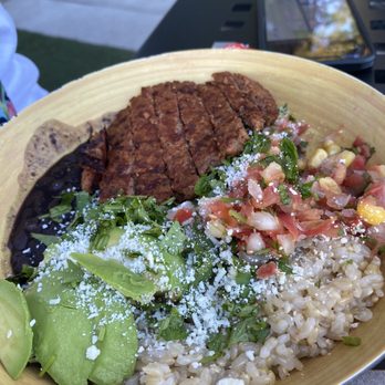 Life & Time: Free Range Fast Food - Tex Mex bowl with Beyond burger! Delicious flavors throughout! - Fast Food Near Me - Bend, Oregon Life & Time: Free Range Fast Food - Tex Mex bowl with Beyond burger! Delicious flavors throughout! - Fast Food Near Me - Bend, Oregon