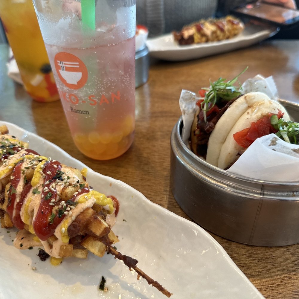 Yoko-San Ramen - Pork bao bun, Korean corn dog and boba - Ramen Near Me - Naples, Florida Yoko-San Ramen - Pork bao bun, Korean corn dog and boba - Ramen Near Me - Naples, Florida