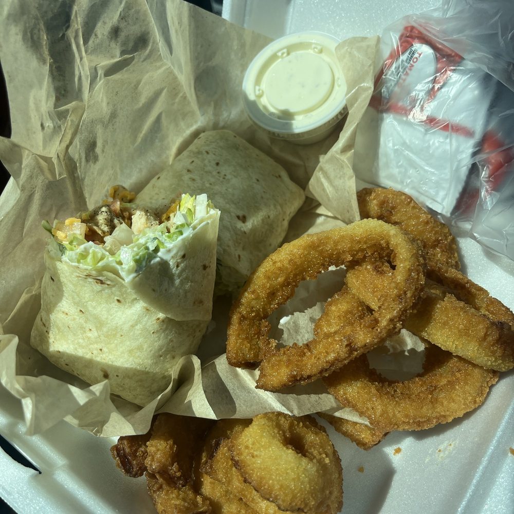 Wild Chicken Grill - The Texas barbecue wrap - Bars Near Me - Bellevue, Nebraska