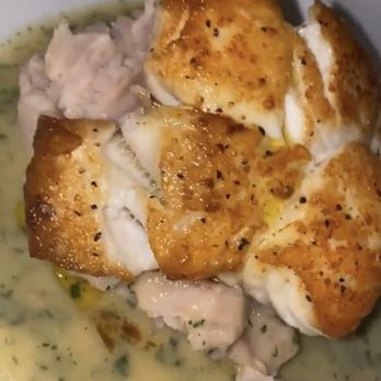 Dulcesalado - Fish of the Day: Mero (pan seared) over the mash of the day (malanga). Exquisite! - Breakfast & Brunch Near Me - San Juan, Puerto Rico Dulcesalado - Fish of the Day: Mero (pan seared) over the mash of the day (malanga). Exquisite! - Breakfast & Brunch Near Me - San Juan, Puerto Rico