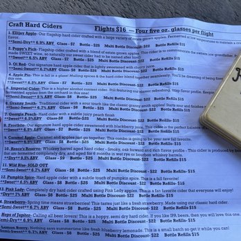 BJ Reece Orchards - Cider menu - Fruits & Veggies Near Me - Ellijay, Georgia