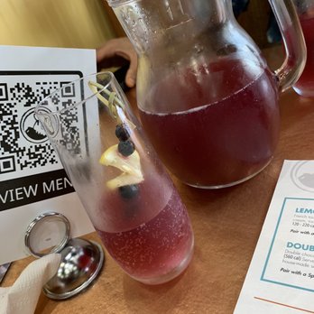 Another Broken Egg Cafe - Lemon Blueberry Mimosa Pitcher - Breakfast & Brunch Near Me - Houston, Texas
