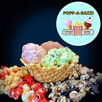Popp-A-Razzi - We now have Homemade Ice Cream along with our Gourmet Popcorn! - Popcorn Shops Near Me - Geneva, Ohio Popp-A-Razzi - We now have Homemade Ice Cream along with our Gourmet Popcorn! - Popcorn Shops Near Me - Geneva, Ohio