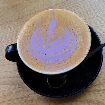 Novela Cafe Social - UBE latte - Breakfast & Brunch Near Me - Miami, Florida Novela Cafe Social - UBE latte - Breakfast & Brunch Near Me - Miami, Florida