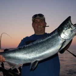 Great Lakes Guide Service - Lake Michigan King Salmon