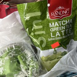 Tong Dee Asian Market - Matcha latte mix and pandan jelly