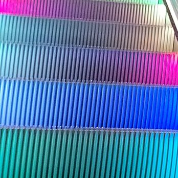 Stockholms Centralstation - Rainbow escalator - Train Stations Near Me - Stockholm, Alberta