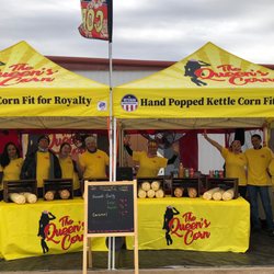 The Queen's Corn - This is "The Big Show... we can pop A-Lot of popcorn out of this tent.