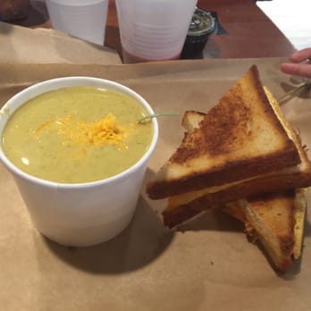 Fritz's Restaurant - Grilled cheese and Broccoli Cheddar soup - American Near Me - New Brunswick, New Jersey
