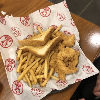 Slim Chickens - 5 Tenders - somewhat small tenders - Chicken Wings Near Me - Lincoln, Nebraska Slim Chickens - 5 Tenders - somewhat small tenders - Chicken Wings Near Me - Lincoln, Nebraska