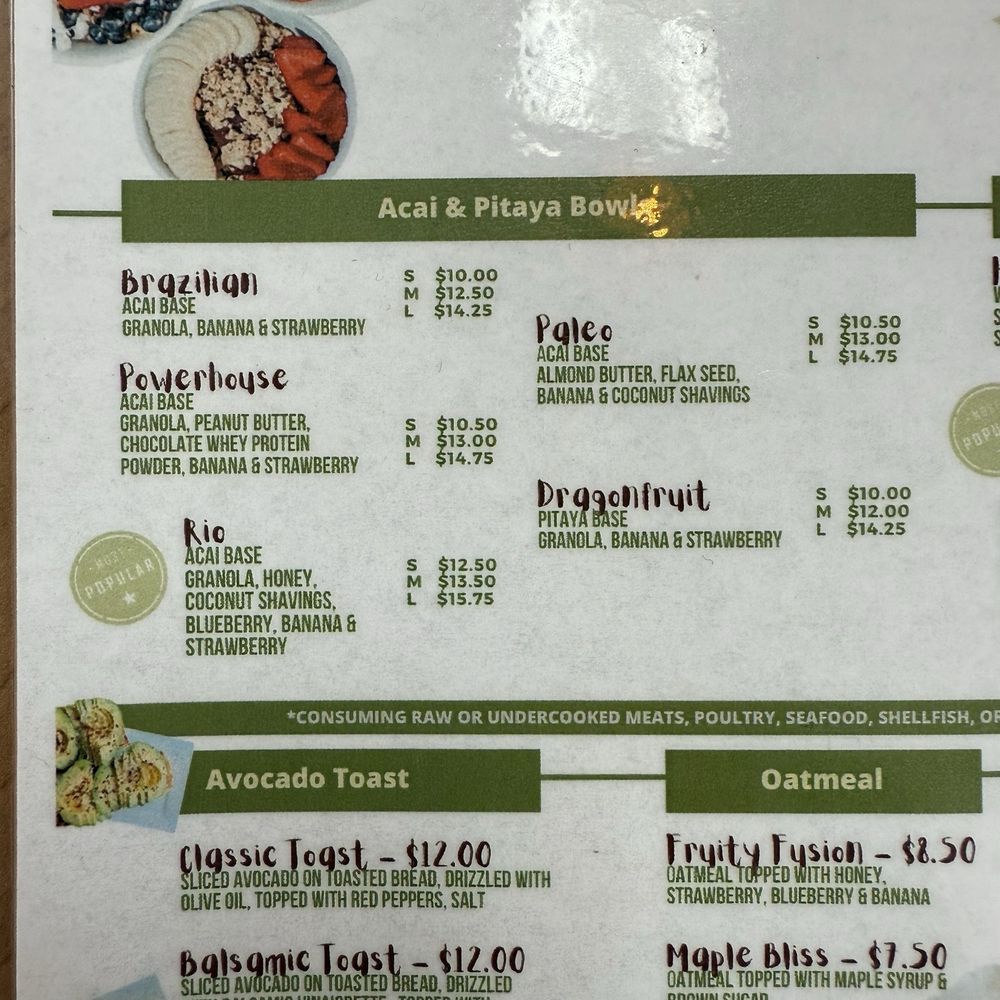 Rio Acaí Bowls - Menu - Acai Bowls Near Me - Madera, California Rio Acaí Bowls - Menu - Acai Bowls Near Me - Madera, California