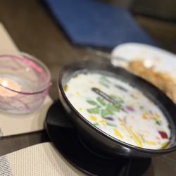 Dusit Thani Mactan Cebu Resort - Coconut mushroom chicken soup