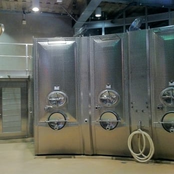 HALL Rutherford - Custom tanks under the tasting cottage - Wine Tours Near Me - St. Helena, California