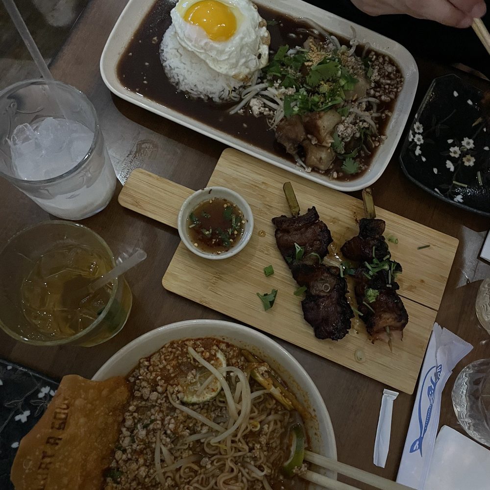 What A Soup - What A Signature, What A Rice, and Pork Belly Skewer(3) Pandan Drink Coconut juice - Noodles Near Me - Cambridge, Massachusetts What A Soup - What A Signature, What A Rice, and Pork Belly Skewer(3) Pandan Drink Coconut juice - Noodles Near Me - Cambridge, Massachusetts