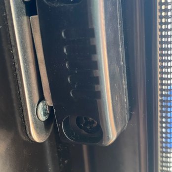 LA Retractable Screen - Strike plate was not installed properly.  Which created other issues. - Door Sales/Installation Near Me - Thousand Oaks, California
