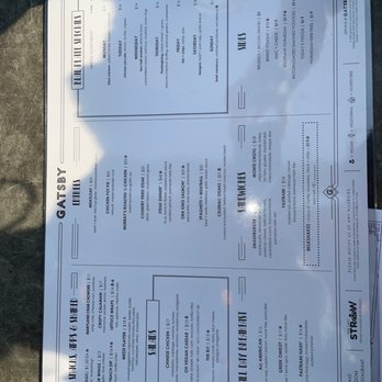 GATSBY - Dinner menu - Cocktail Bars Near Me - Washington, DC, District of Columbia GATSBY - Dinner menu - Cocktail Bars Near Me - Washington, DC, District of Columbia