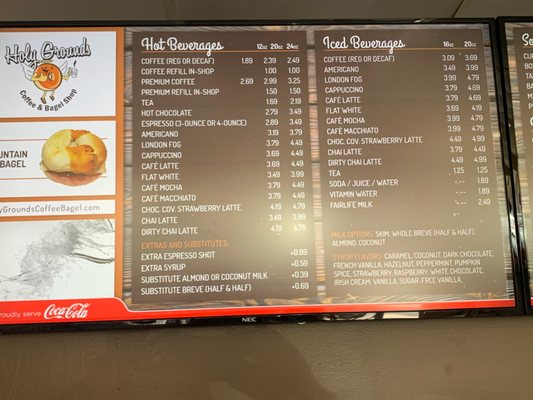 Menu photo 4 Holy Grounds Coffee & Bagel Shop Cresaptown, MD