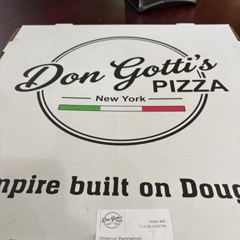 Don Gotti's - Pizza Box - Pizza Near Me - Rancho Cordova, California Don Gotti's - Pizza Box - Pizza Near Me - Rancho Cordova, California