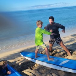 Stant Surfing Lessons - Practice on the sand before we hit the water