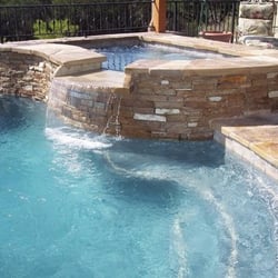 Art Of Water Pools - Pool and Spa 12 feet above ground, overlooking a breathtaking canyon.