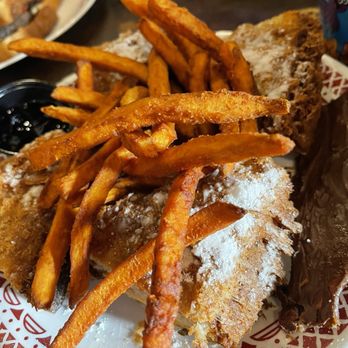 Mother Muffs - Monte Cristo Sandwich - Breakfast & Brunch Near Me - Colorado Springs, Colorado Mother Muffs - Monte Cristo Sandwich - Breakfast & Brunch Near Me - Colorado Springs, Colorado