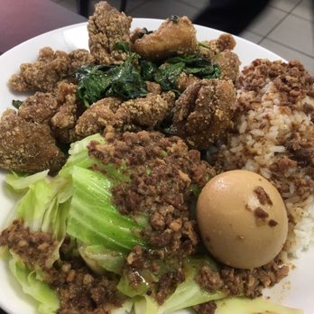 Old Taro - Crispy chicken over rice - Taiwanese Near Me - Fremont, California