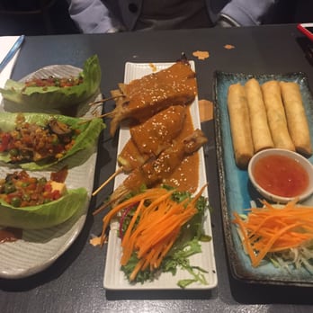 Madame K's Vegetarian - San choi bow, mock chicken skewers and veggie Spring rolls - Thai Near Me - Fitzroy, VIC Madame K's Vegetarian - San choi bow, mock chicken skewers and veggie Spring rolls - Thai Near Me - Fitzroy, VIC