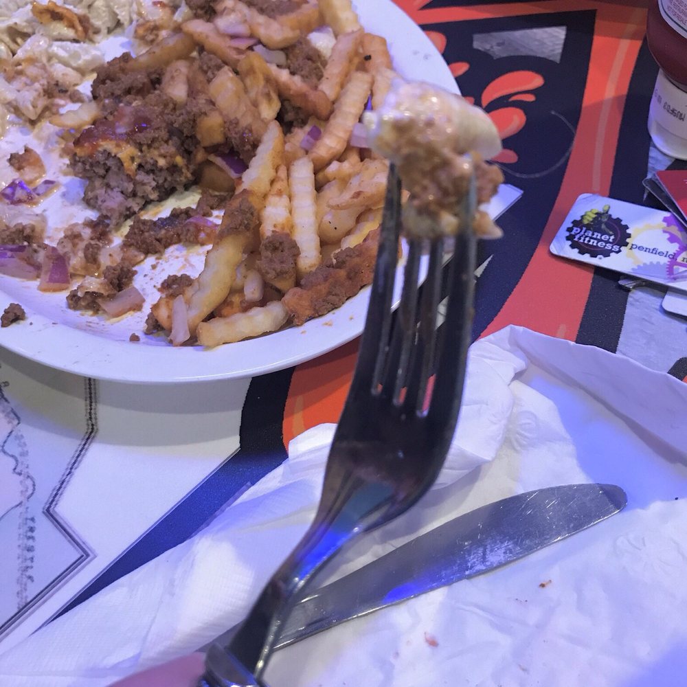 Found hair in food. Found hair in food.