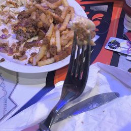 Found hair in food.