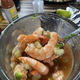 Cocktail de cameron & Todtada de ceviche