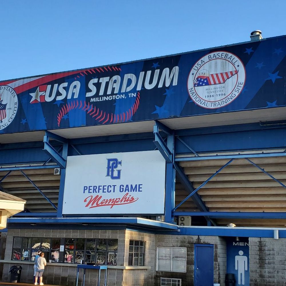 USA Baseball Field - Stadium entrance - Baseball Fields Near Me - Millington, Tennessee USA Baseball Field - Stadium entrance - Baseball Fields Near Me - Millington, Tennessee